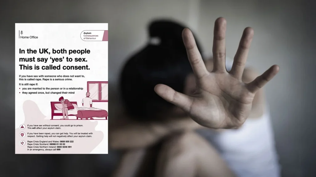 Σάλος στη Βρετανία: Φυλλάδιο του υπουργείου Εσωτερικών μαθαίνει τους μετανάστες να μην βιάζουν γυναίκες!