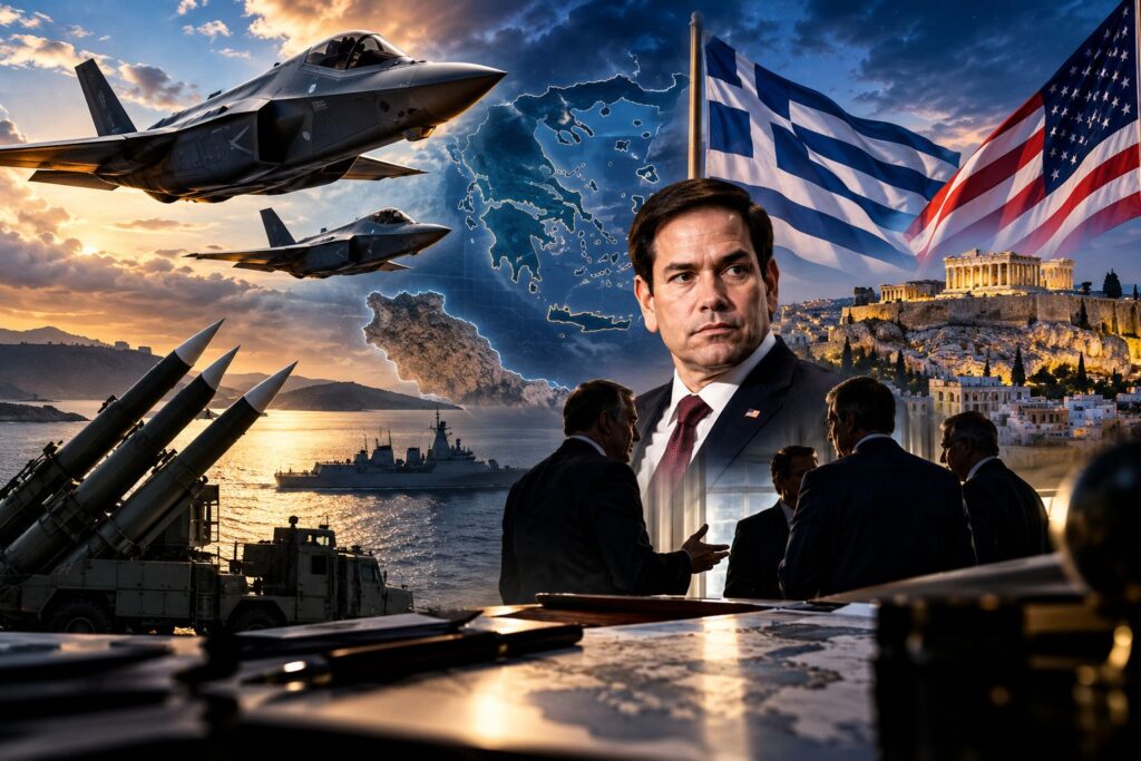 Το παρασκήνιο για τα F-35, οι πύραυλοι του 1 δισ. και οι κρίσιμες επαφές Ρούμπιο στην Αθήνα