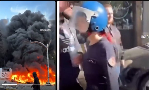 Σκηνικό χάους στα Τίρανα